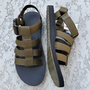 Teva Men's Original Dorado Gladiator Sandals‎ Olive Green Webbing Straps Size 11